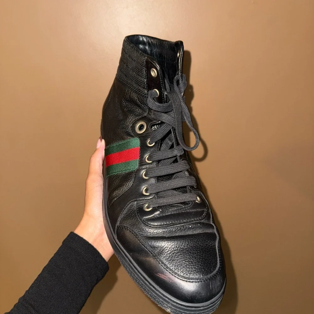 Men’s Gucci Coda Guccissima High-Top Sneakers (No Box) - Picture 7 of 8
